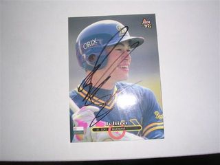 イチローサイン入りカード