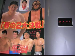 全日本99年3月パンフ